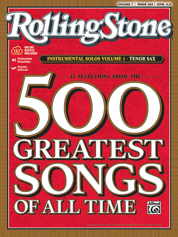 Selections from <i>Rolling Stone</i> Magazine's 500 Greatest Songs of All Time: Instrumental Solos, Volume 1 Cover Image