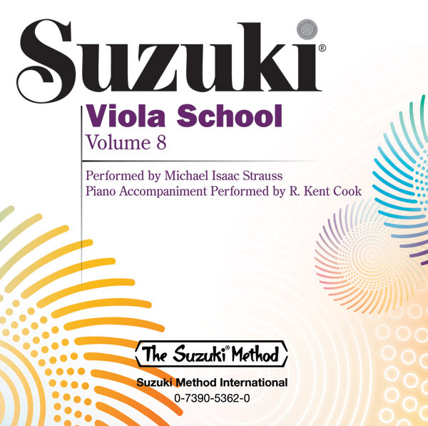 Suzuki Viola School, Volume 8 Cover Image