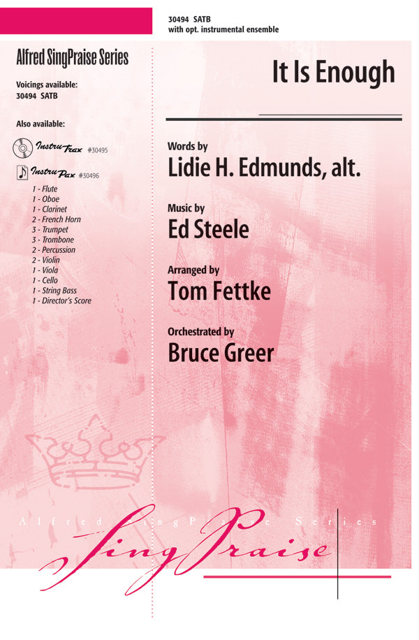 It Is Enough Cover Image