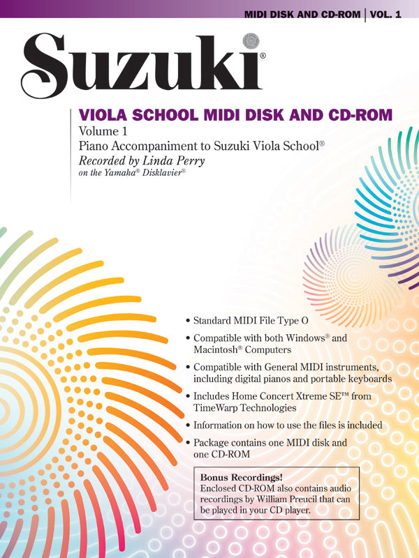 Suzuki Viola School, Volume 1 Cover Image
