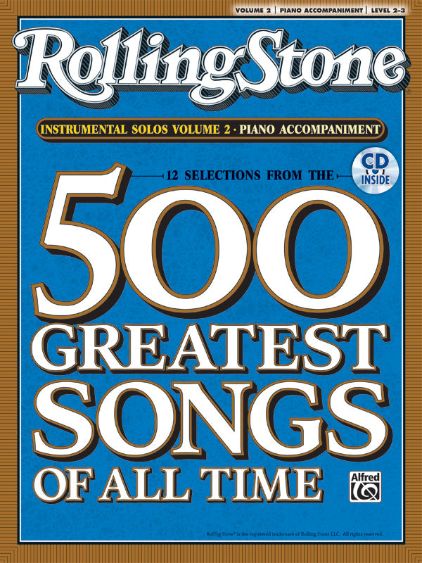 Selections from <i>Rolling Stone</i> Magazine's 500 Greatest Songs of All Time: Instrumental Solos, Volume 2 Cover Image