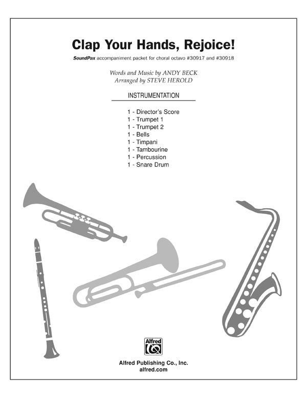 Clap Your Hands, Rejoice! Sheet Music Preview