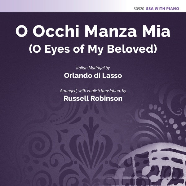 O Occhi Manza Mia (O Eyes of My Beloved) Cover Image