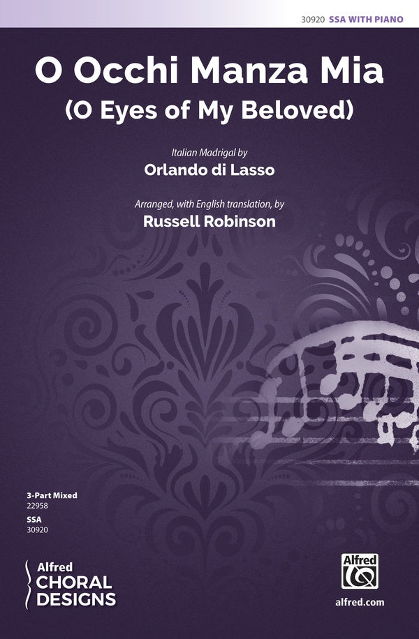 O Occhi Manza Mia (O Eyes of My Beloved) Cover Image
