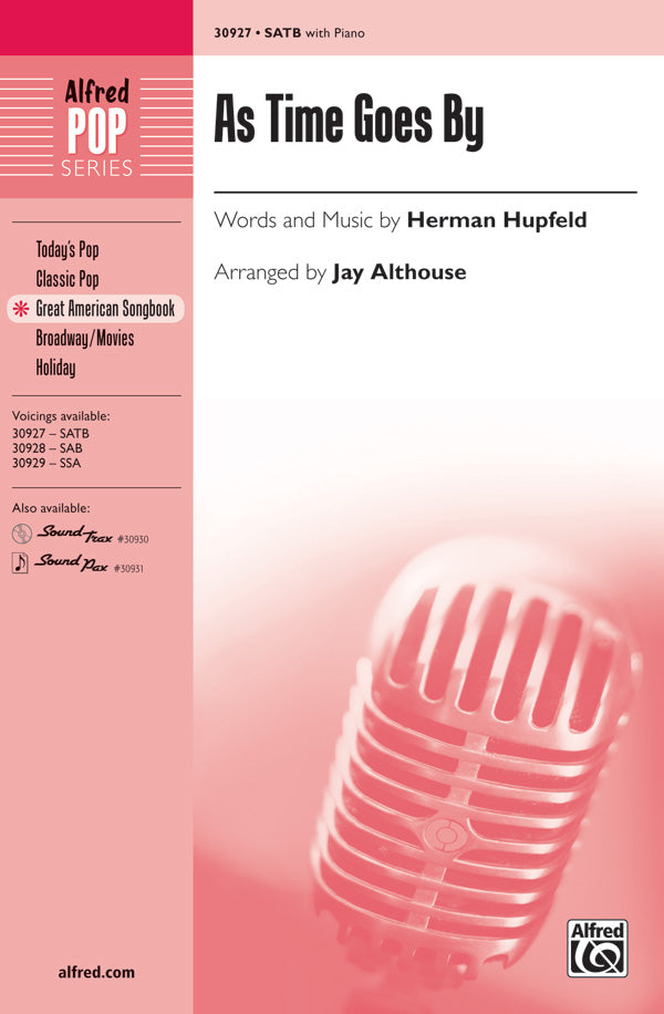 As Time Goes By Sheet Music Preview