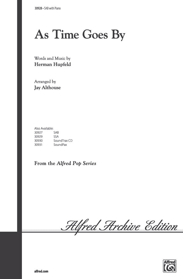 As Time Goes By Sheet Music Preview