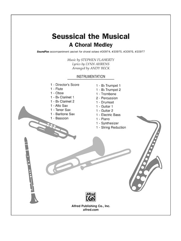 Seussical the Musical: A Choral Medley: 1st B-flat Trumpet Sheet Music Preview
