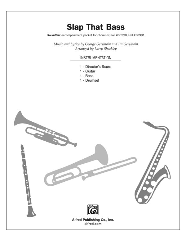 Slap That Bass Sheet Music Preview
