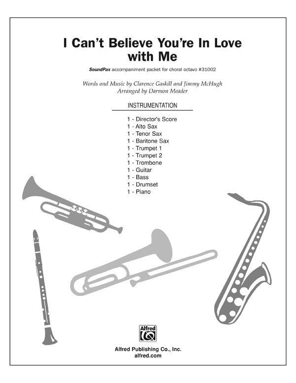 I Can't Believe That You're in Love with Me: B-flat Tenor Saxophone Sheet Music Preview