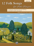 12 Folk Songs for Solo Singers Cover Image