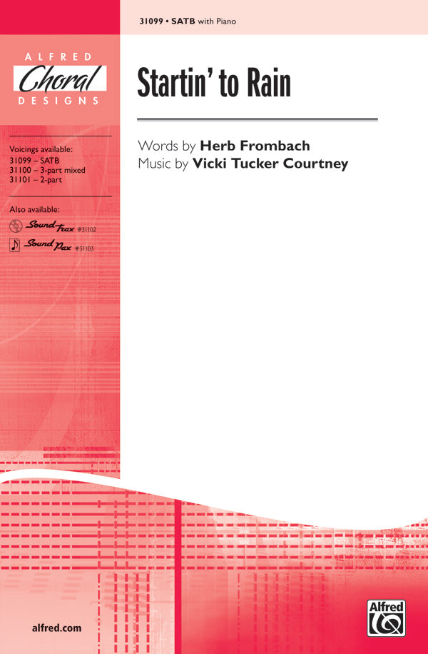 Startin' to Rain Sheet Music Preview