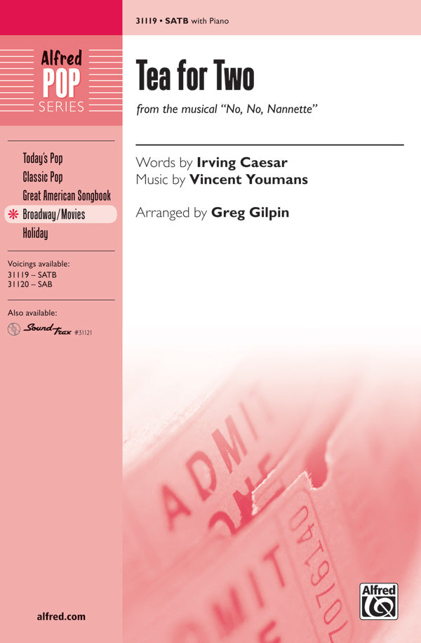 Tea for Two Sheet Music Preview