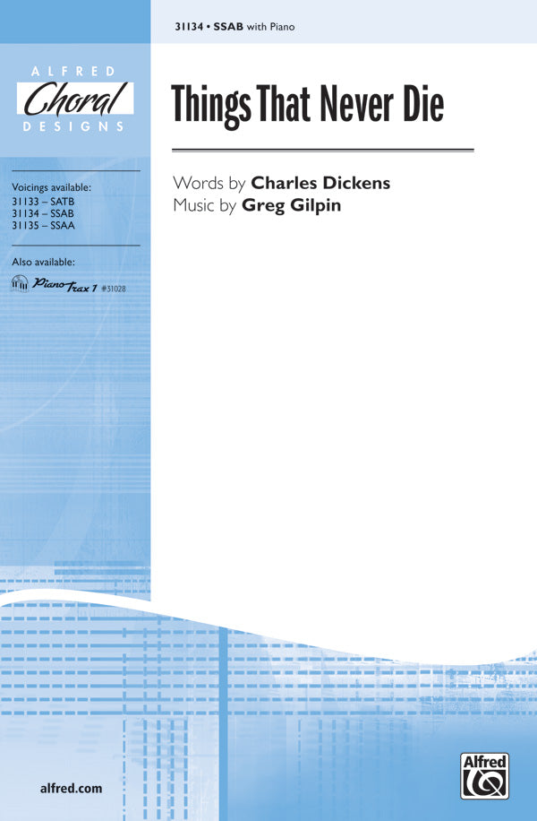 Things That Never Die Sheet Music Preview