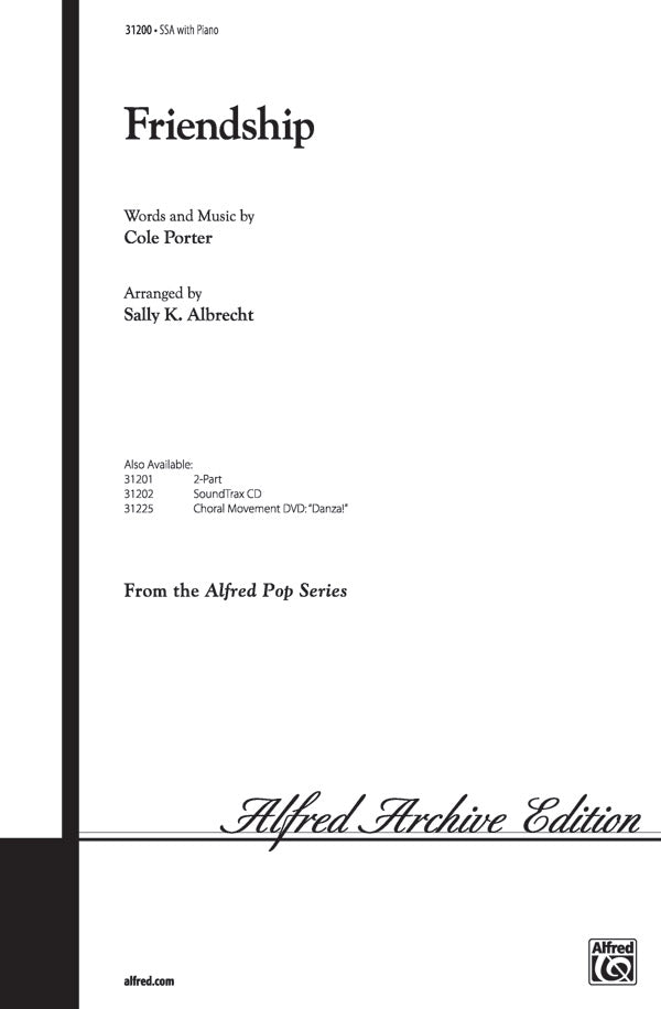 Friendship Sheet Music Preview