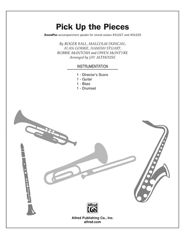 Pick Up the Pieces: String Bass Sheet Music Preview