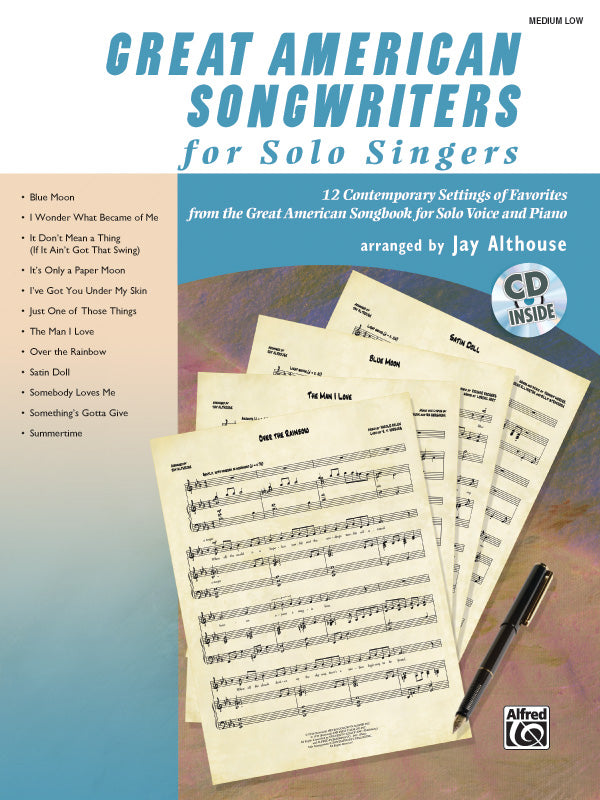 Great American Songwriters for Solo Singers Cover Image