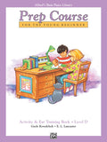 Alfred's Basic Piano Prep Course: Activity & Ear Training Book D Cover Image
