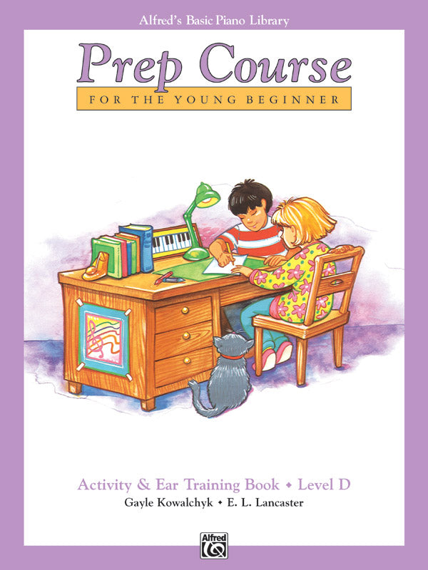 Alfred's Basic Piano Prep Course: Activity & Ear Training Book D Cover Image