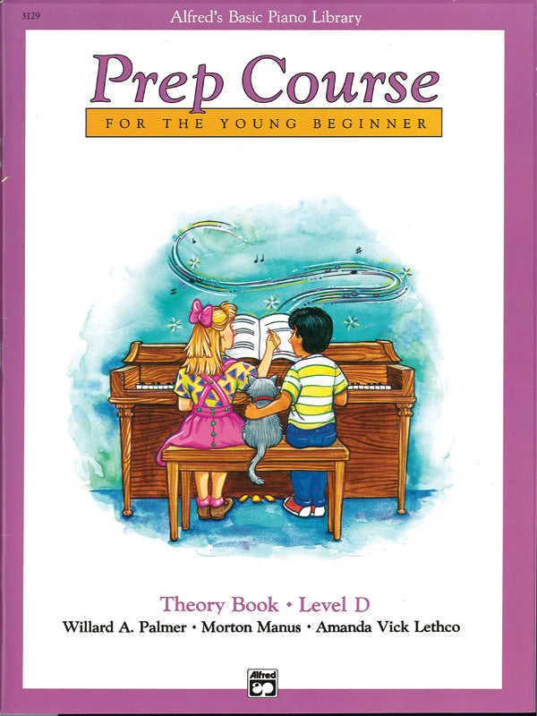 Alfred's Basic Piano Prep Course: Theory Book D Cover Image