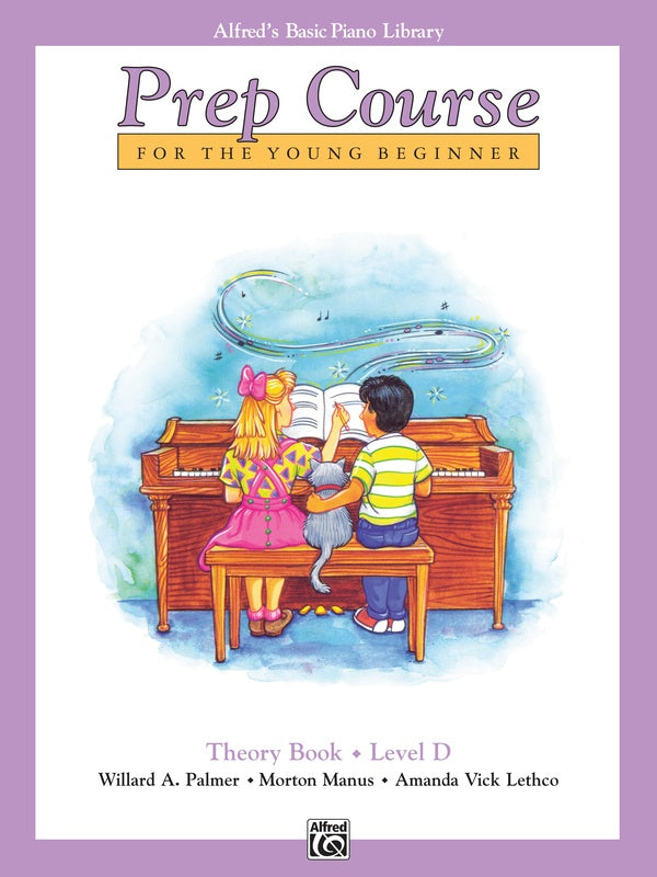 Alfred's Basic Piano Prep Course: Theory Book D Cover Image