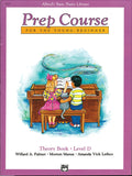 Alfred's Basic Piano Prep Course: Theory Book D Cover Image