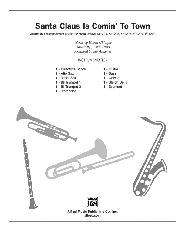 Santa Claus Is Comin' to Town: Drums Sheet Music Preview