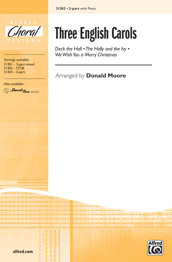 Three English Carols Cover Image