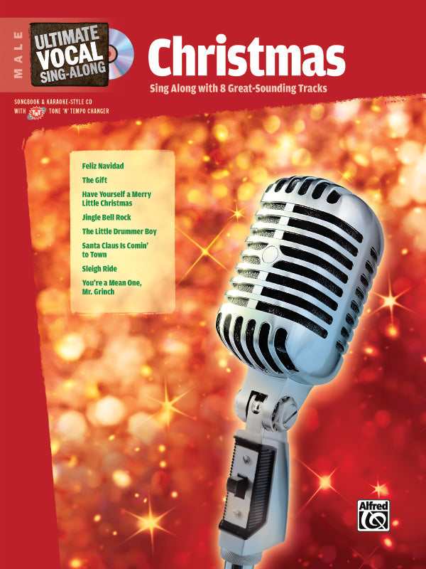 Ultimate Vocal Sing-Along: Christmas (Male Voice) Cover Image