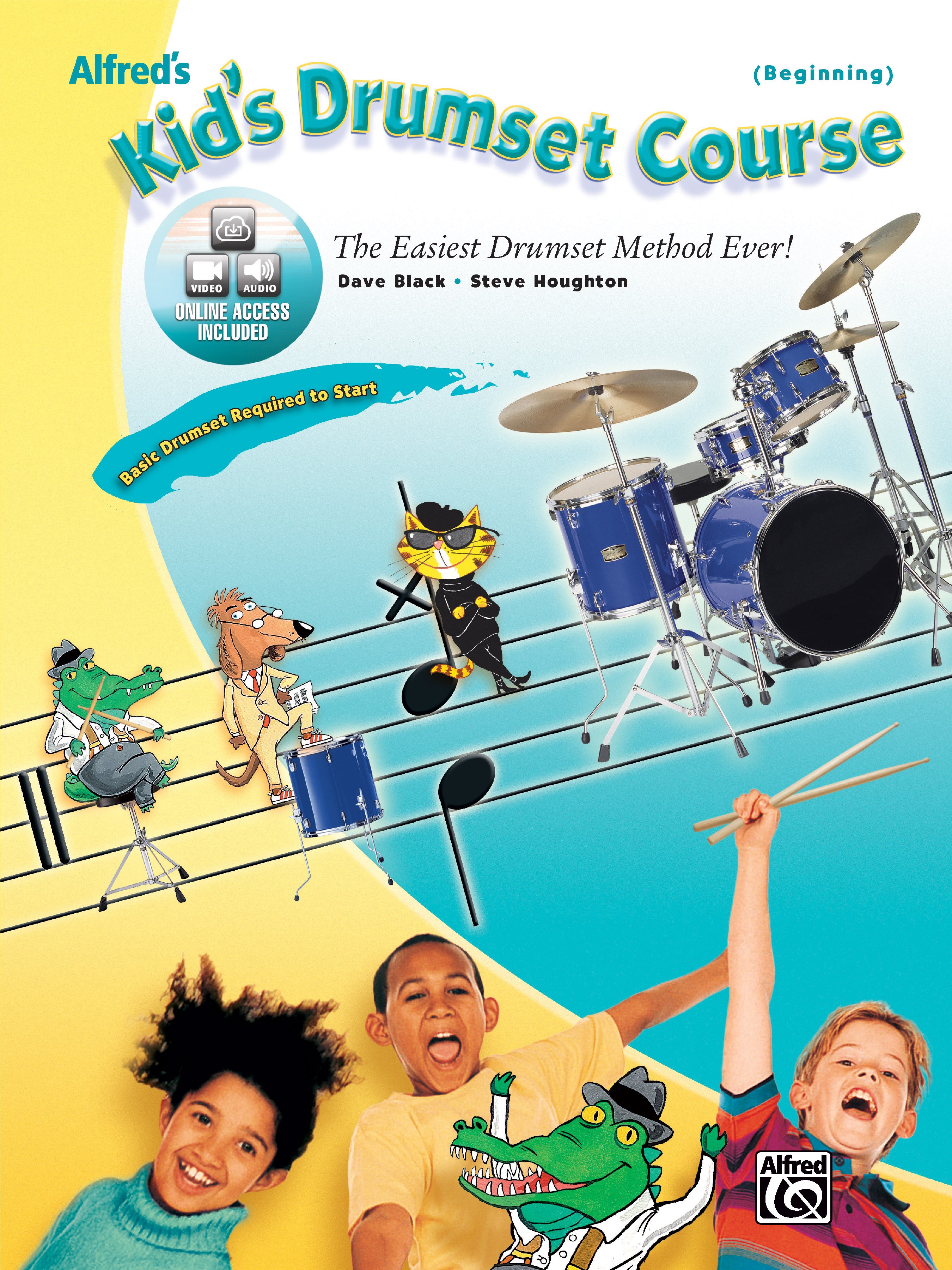 Alfred's Kid's Drumset Course Cover Image