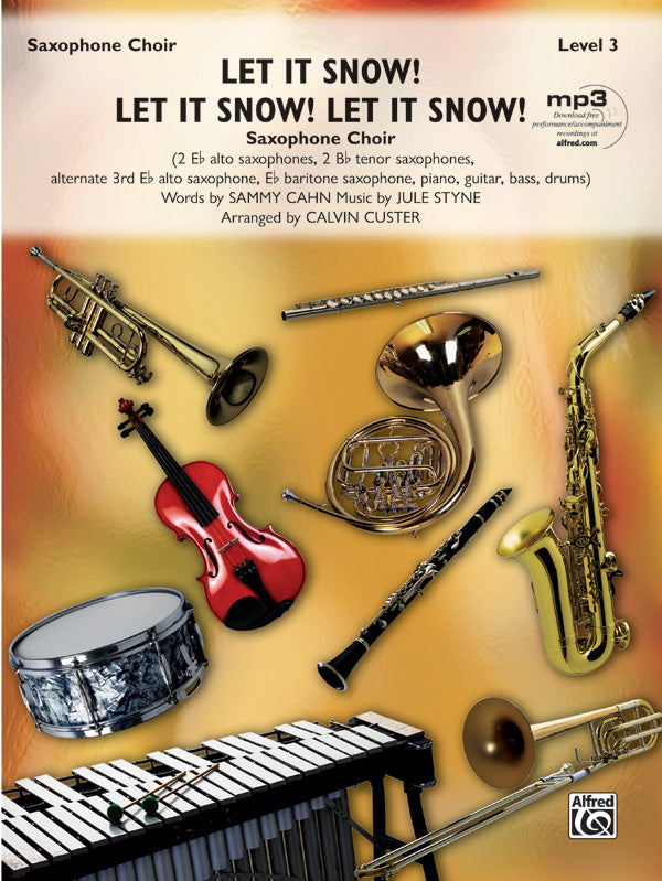 Let It Snow! Let It Snow! Let It Snow!: 2nd B-flat Tenor Saxophone Sheet Music Preview