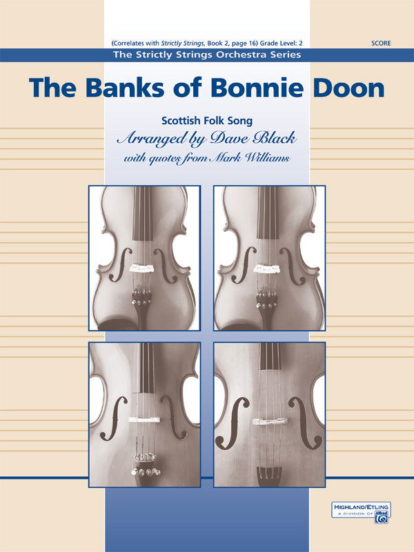 The Banks of Bonnie Doon: 1st Violin Sheet Music Preview