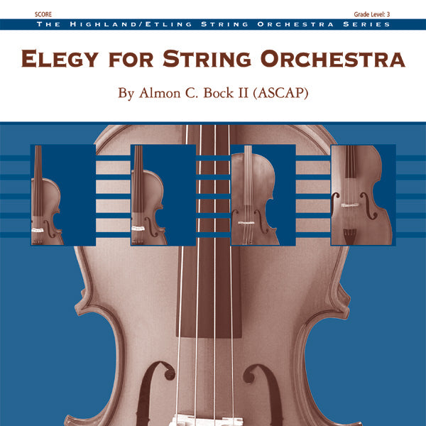 Elegy for String Orchestra Cover Image