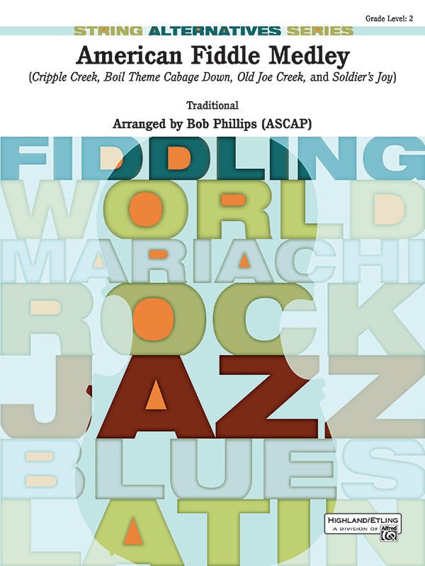 American Fiddle Medley: String Bass Sheet Music Preview