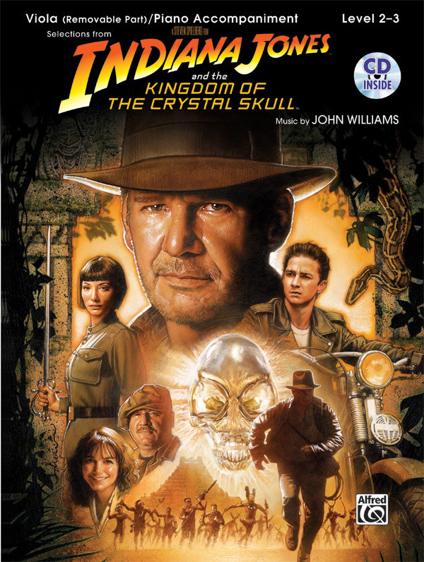 Indiana Jones and the Kingdom of the Crystal Skull Instrumental Solos for Strings Cover Image