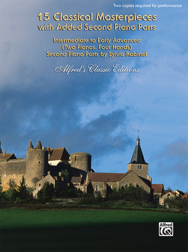 15 Classical Masterpieces with Added Second Piano Parts: Intermediate to Early Advanced - Piano Duo (2 Pianos, 4 Hands) Sheet Music Preview