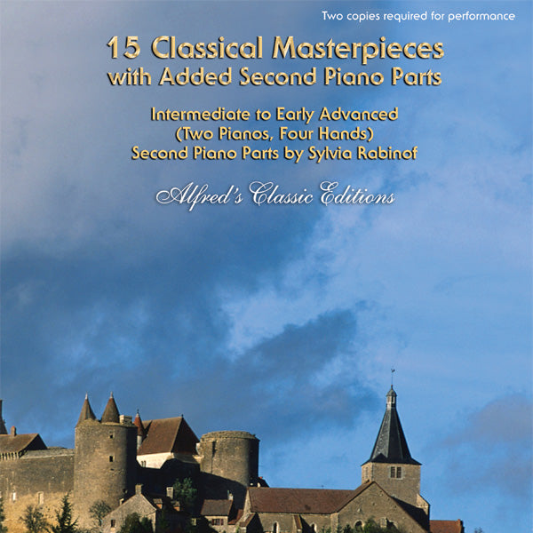 15 Classical Masterpieces with Added Second Piano Parts: Intermediate to Early Advanced - Piano Duo (2 Pianos, 4 Hands) Sheet Music Preview