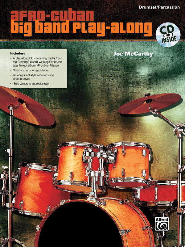 Afro-Cuban Big Band Play-Along for Drumset/Percussion Sheet Music Preview