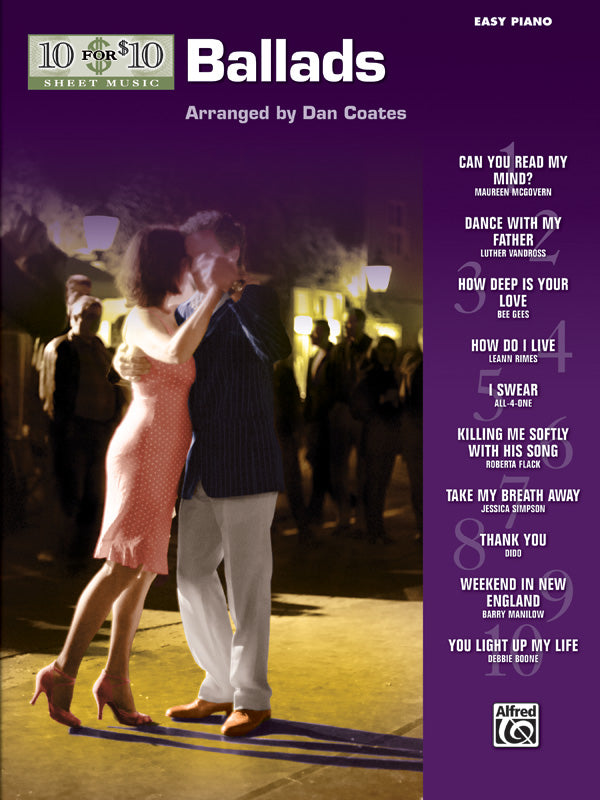 10 for 10 Sheet Music: Ballads Cover Image