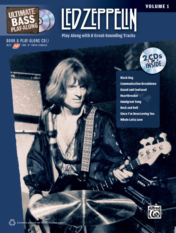 Ultimate Bass Play-Along: Led Zeppelin, Volume 1 Cover Image