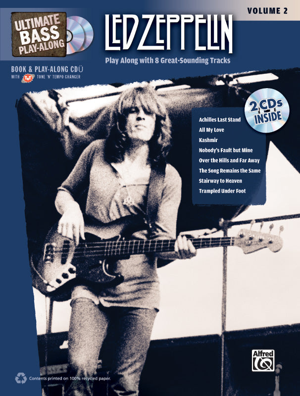 Ultimate Bass Play-Along: Led Zeppelin, Volume 2 Cover Image