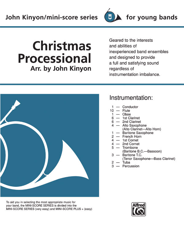 Christmas Processional: E-flat Baritone Saxophone Sheet Music Preview