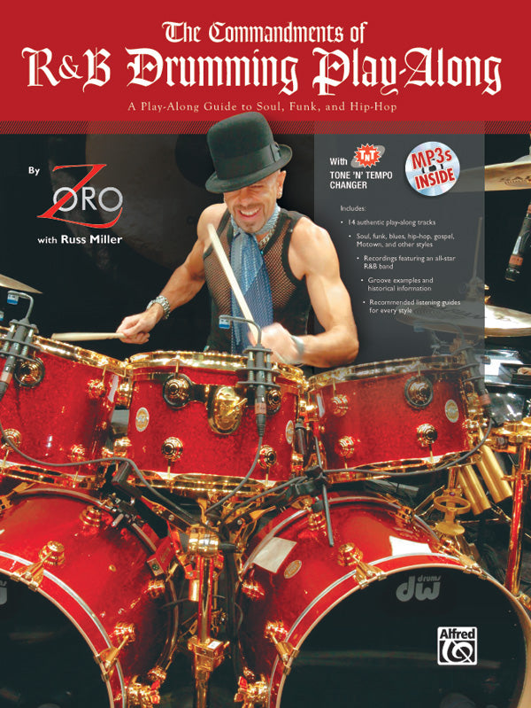 The Commandments of R&B Drumming Play-Along Cover Image