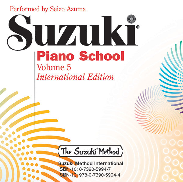 Suzuki Piano School New International Edition CD, Volume 5: Piano