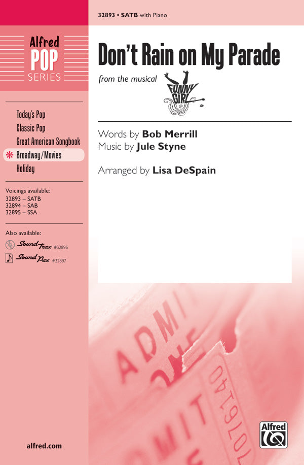 Don't Rain on My Parade Sheet Music Preview