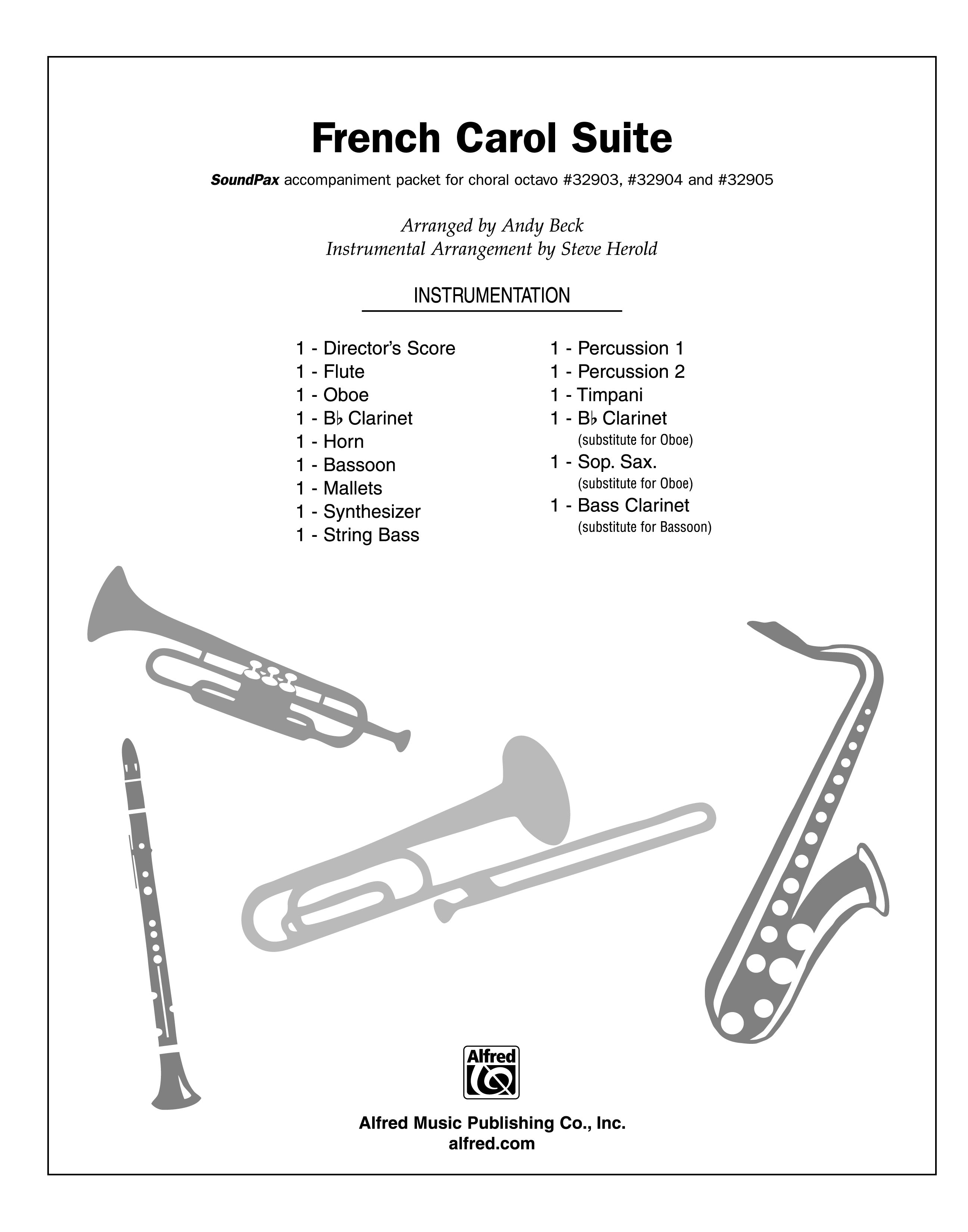 A French Carol Suite: Mallets Sheet Music Preview