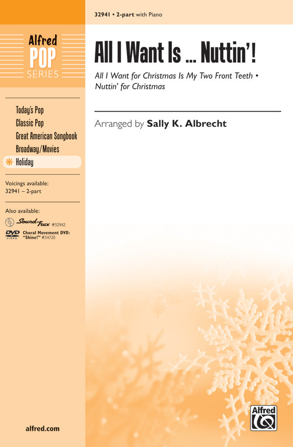 All I Want Is ... Nuttin'! Sheet Music Preview
