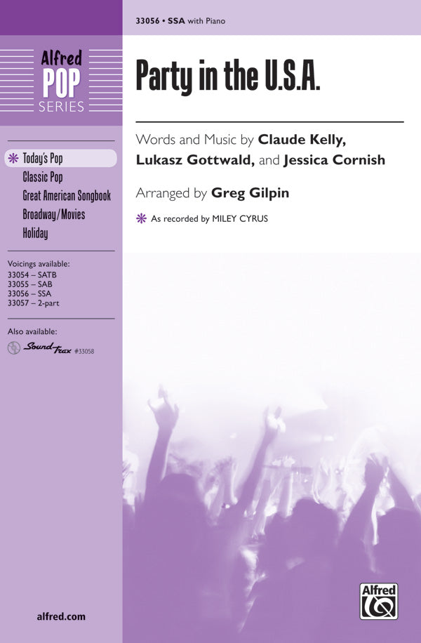 Party in the U.S.A. Sheet Music Preview