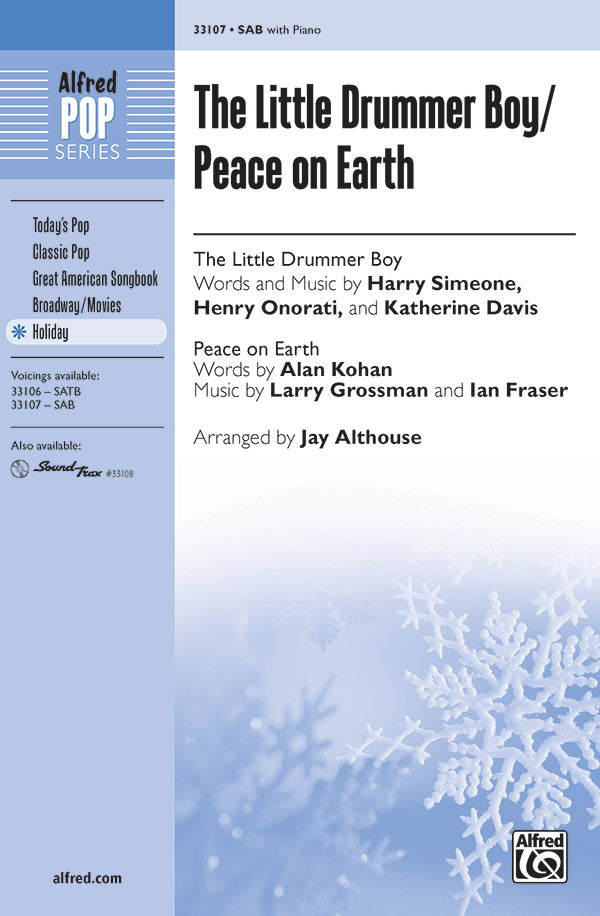 The Little Drummer Boy / Peace on Earth Sheet Music Preview