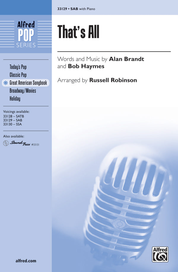 That's All Cover Image