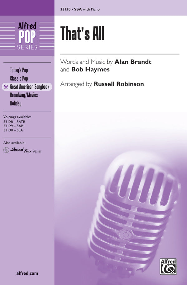 That's All Cover Image